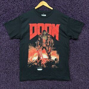Doom Eternal Video Game Poster Bethesda Softworks T-Shirt L